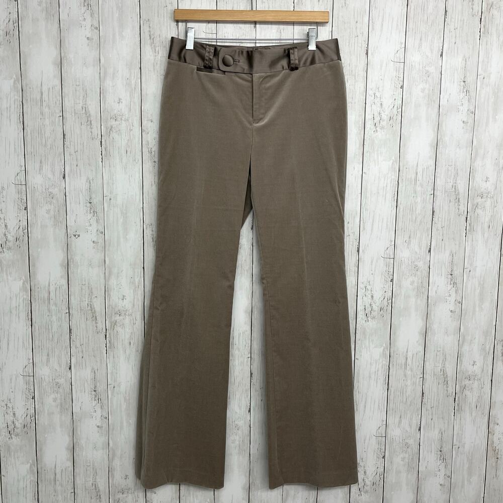 Banana Republic Martin Fit Wide Leg Pants 8 Silk Blend Satin Work Luxury Y2K